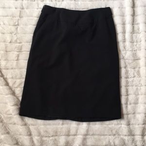 Knee length pencil skirt